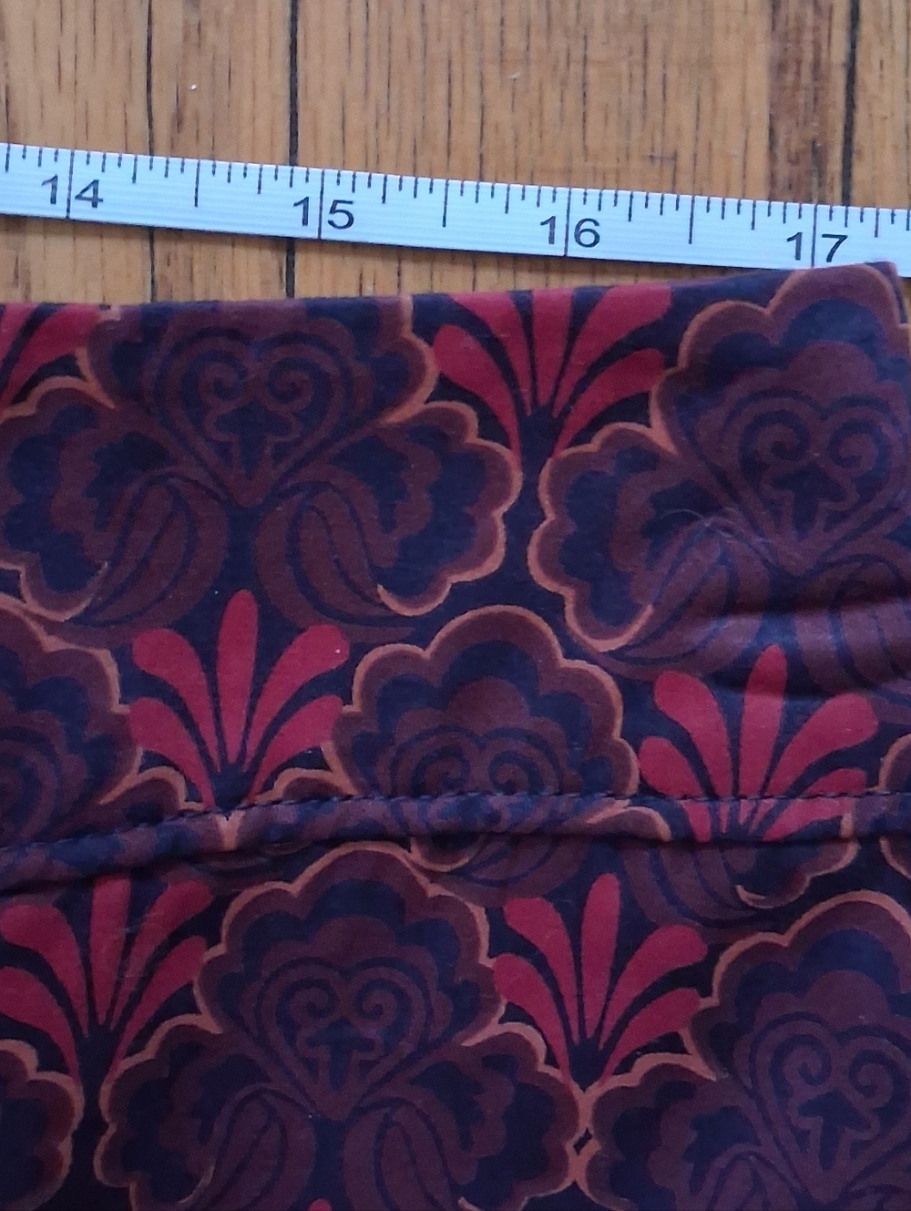 Ann Taylor LOFT - Women's Dark Red/Black Floral Lined Dress Skirt. Size 12. NWT - Picture 5 of 7